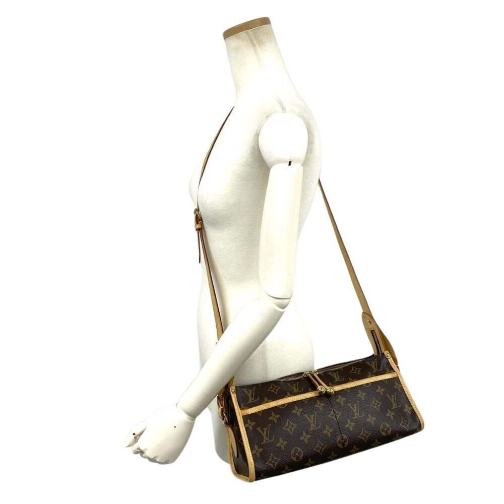 LOUIS VUITTON Authentic Brown Monogram Canvas Shoulder Bag - Picture 10 of 10